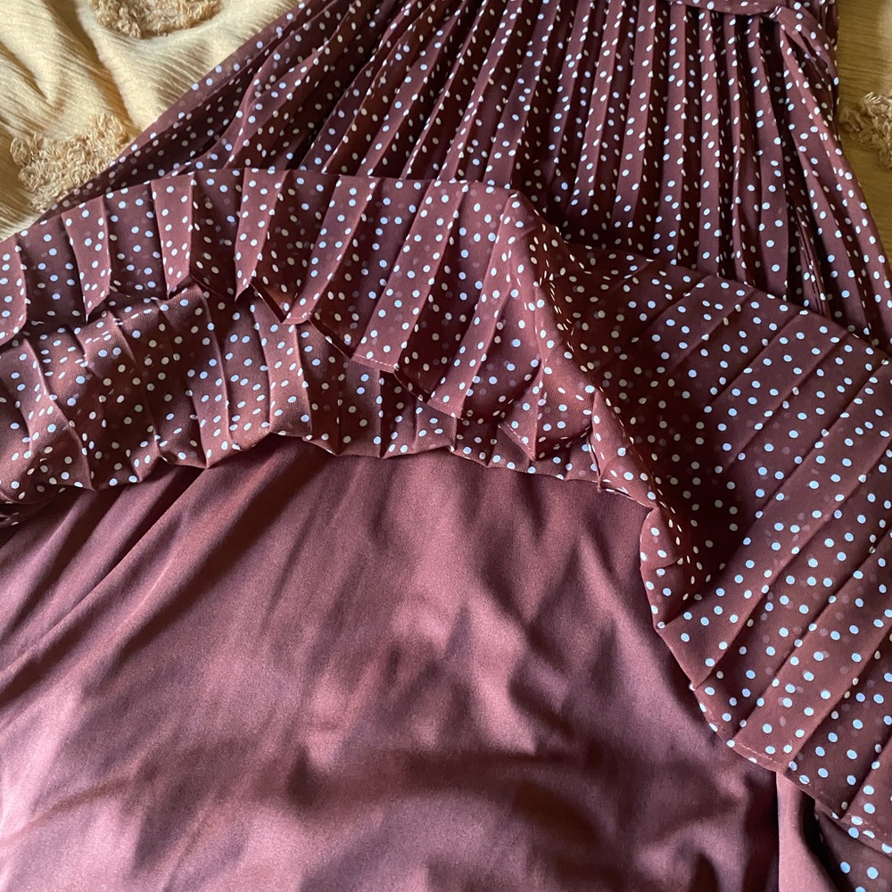 Polka Dot Sleeveless Dress - Picture 4 of 5